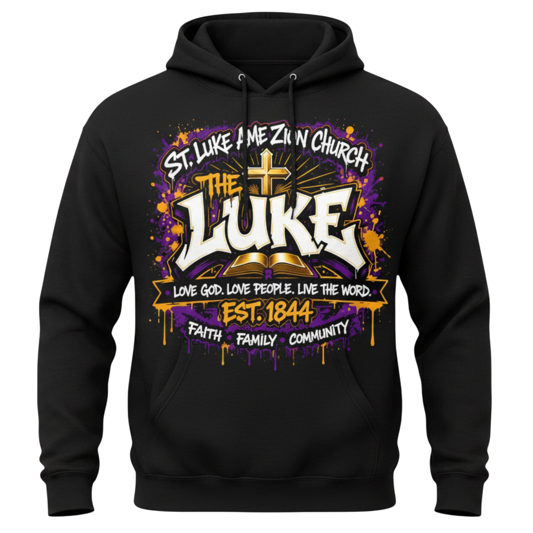 St. Luke AME Zion Church Graffiti Logo