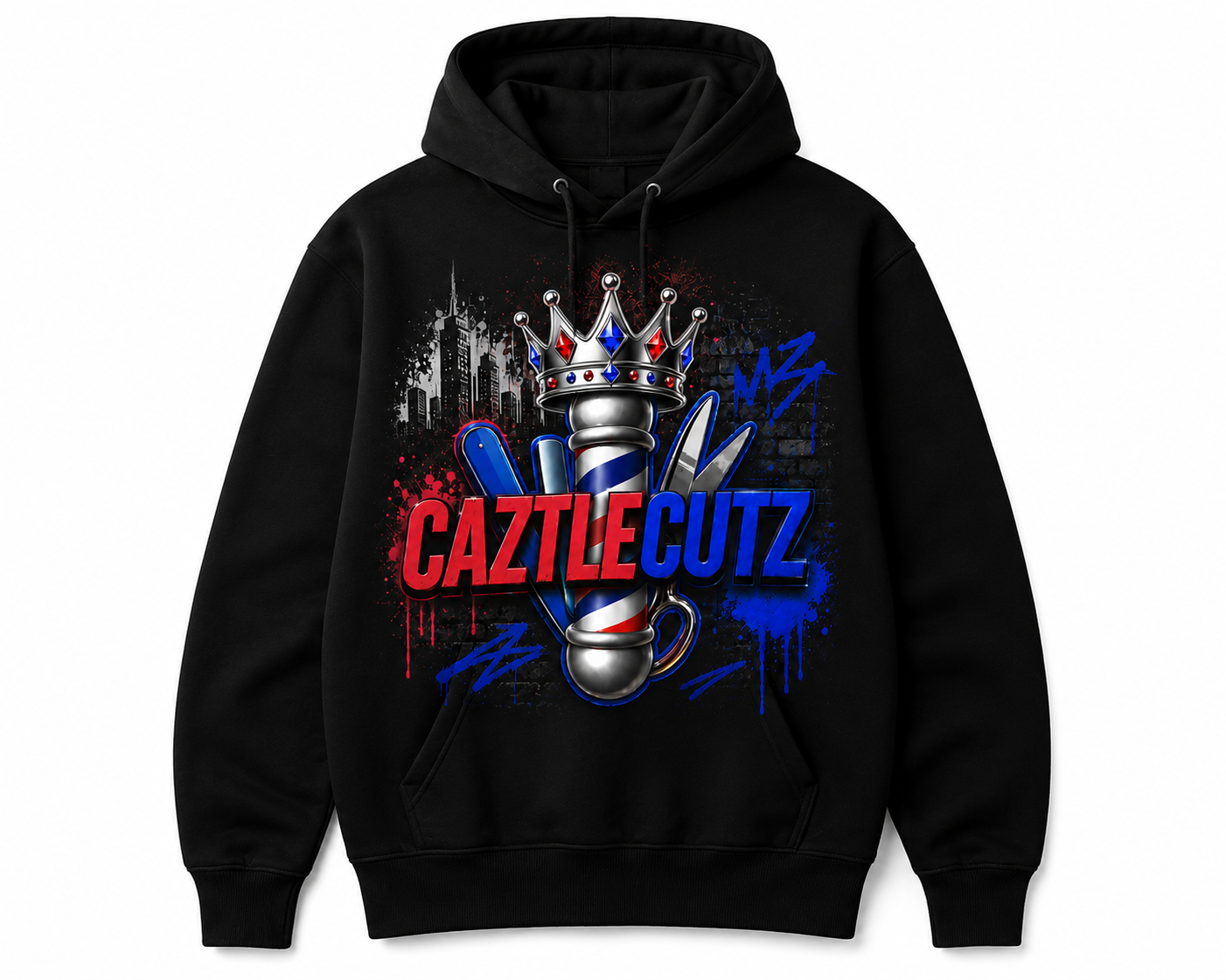 Caztle Cutz Graffiti Hoodie