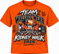Team Wallace Wear Kidney Walk 2026 T-Shirt