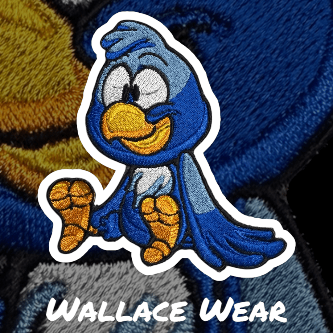 Adorable Bluebird Embroidered Patch