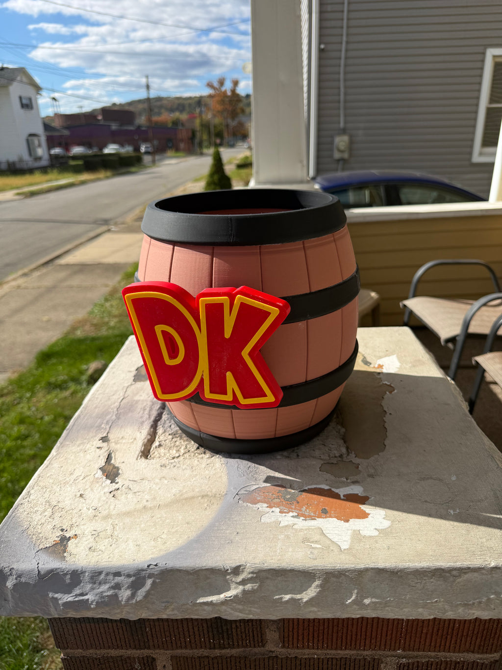 Retro Barrel Container