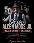 JM25 5K Jesse Allen Moss Jr memorial artwork