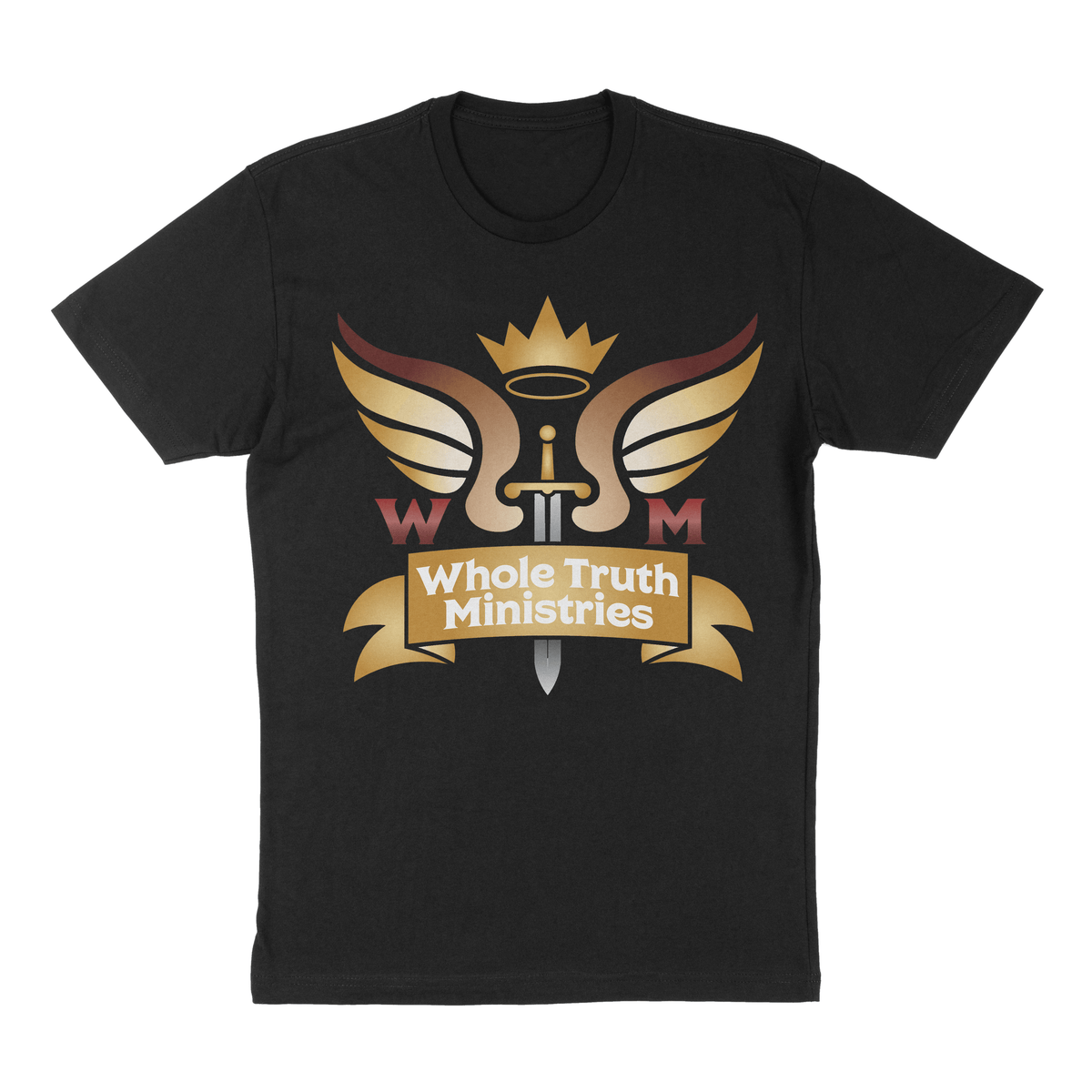 Whole Truth Black logo tee