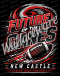 Future of the Canes New Castle Junior High Football design by Wallace Wear