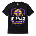 St. Paul's Baptist Church graffiti t-shirt in black