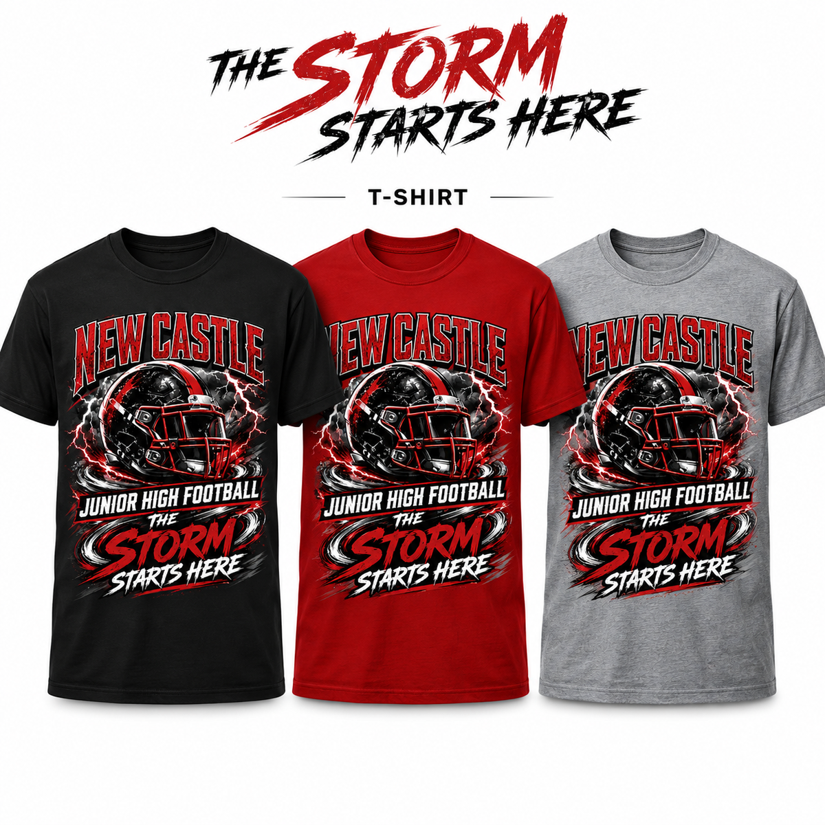 New Castle Jr High Football – The Storm Starts Here