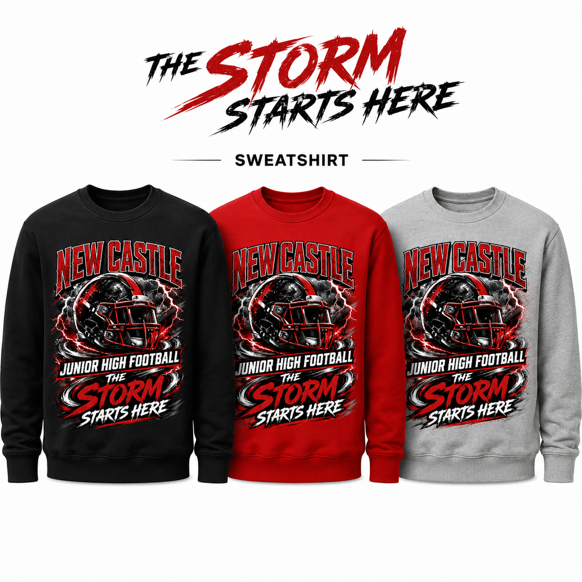 New Castle Jr High Football – The Storm Starts Here